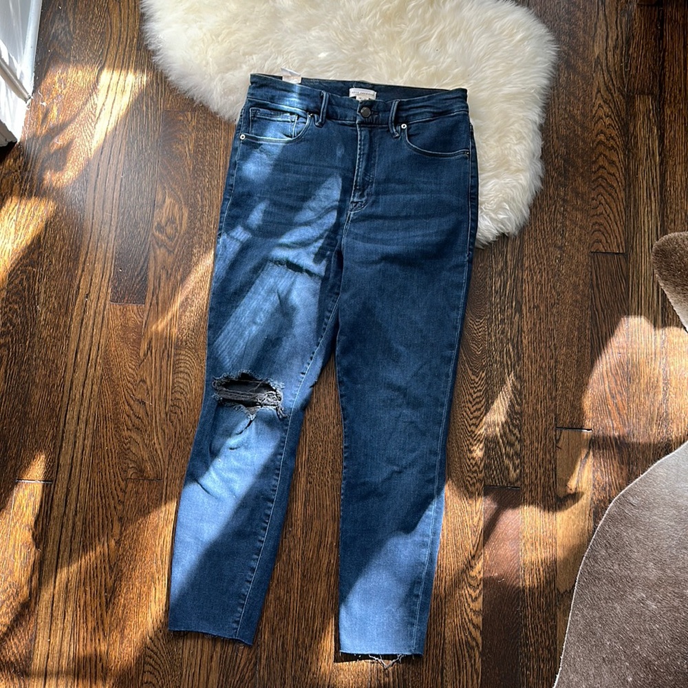 GOOD AMERICAN - ALWAYS FITS GOOD WAIST Crop 26 inseam 12 31
